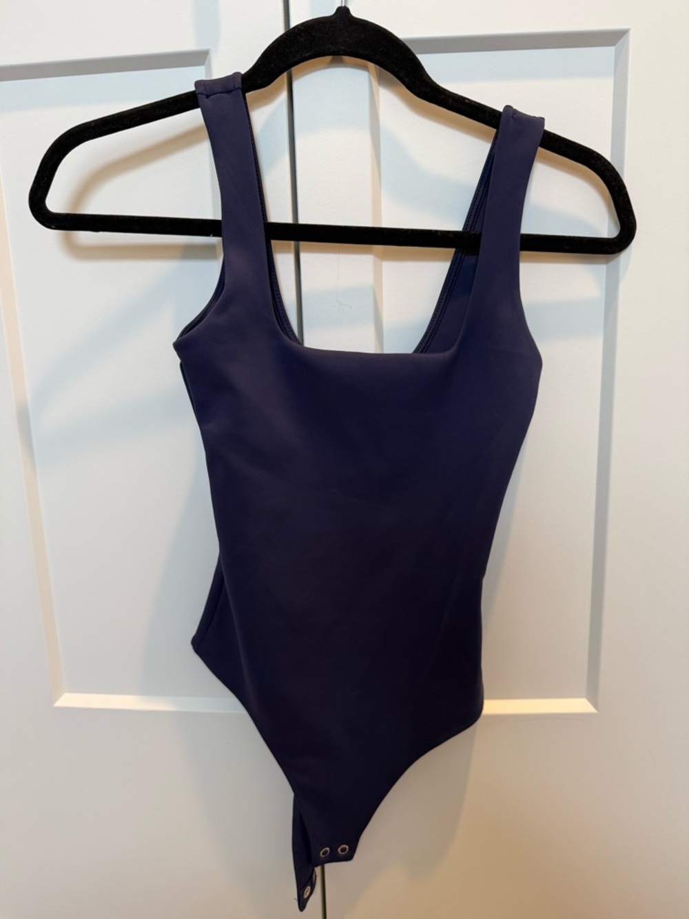 Good American Sculpting Modern Tank Bodysuit Navy